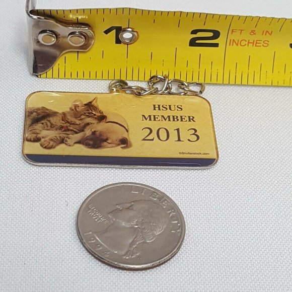 2013 HSUS Humane Society Puppy and Kitten Keychain Pendant - Picture 4 of 4